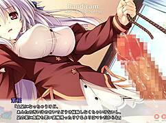 Momoiro femdom action with a surprising footjob twist in hentai