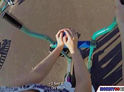 teaching a college girl some workouts