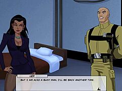 Dc Comics Brunette Gets Anal Orgasm in Unlimited Game!