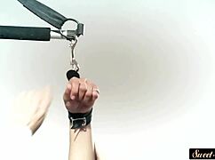 ebony teen 18+ bound and pounded hard in bondage