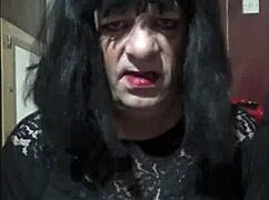 sissy crossdresser enjoying subtle self-pleasure part 1