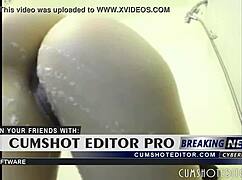 my bathing striptease webcam with ripped clothes