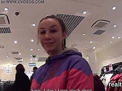 Hey, this cute Czech kitten got seduced at the mall and drilled in POV! 😍