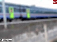 mydirtyhobby - amateur petite gets both holes filled with anal blowjob and rough cumshot.