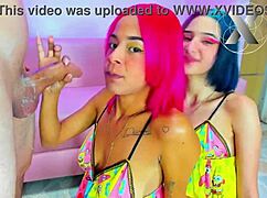 jazmin and candy dominate her in deepthroat scene