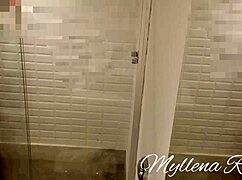 Leo Ogro caught me playing in the bathroom!