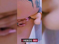 Want to see this fitness brazilian babe with big ass horny in gym?