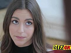 I, the dirty busty brunette, get rimmed by a horny young girl