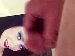 Cum tribute for friend with masturbation and cumshot