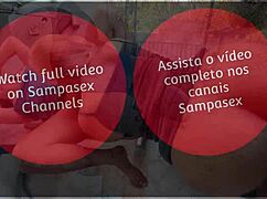 Natty Hot's first anal menage leaves her loose swallowing cum!