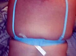 Sexy chubby pawg resaboo in pink panties gets her tattooed pussy wet