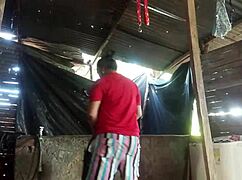 Showering Neighbor Seduced and Banged Hard in Bathroom!