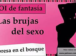 Medieval fantasy jerk off instructions in the forest.