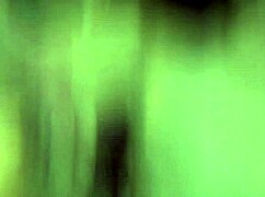 Ashley warms up with a lick before getting roughly fucked by a big purple dildo on live webcam.