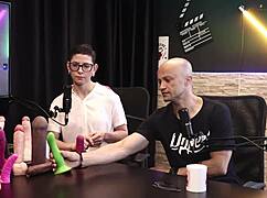 Eilani Quina And Victor Luciano Explore Different Toys In Sheer Red Lingerie