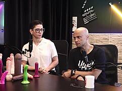 Eilani Quina And Victor Luciano Explore Different Toys In Sheer Red Lingerie