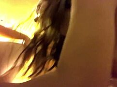 uncut girl bent over for huge anal fuck with cum on face