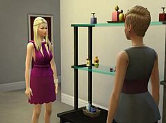 i's two milfs havin' fun with a bbc in the sims