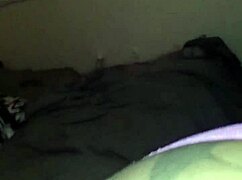 Ebony Babe Takes Big Black Cock Creampie in Her Ass