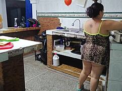 Homemade Babe Sucks Big Black Cock With Big Tits