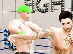 साराया और सेना के साथ ट्रिपल रेसल 3D हेंटाई प्रीव्यू में