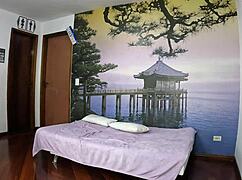 Blonde liberal behind the scenes in ted's mansion