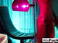 Alix Lynx With A Butt Plug In Anal Masturbation