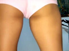 Brunette in Twerk Class Wet Her Panty Real Amateur Homemade