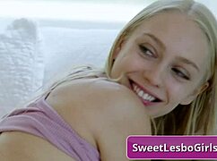 Petite blondie lesbian teen seduced by busty milf with sexy tattoos - sarah vandella and braylin bailey 😍