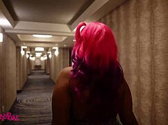 Scoring big black cock from african guy after party