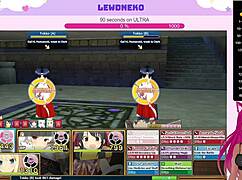 Vtuber lewdneko plays evenicle part 12 with huge creampie.