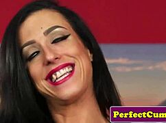 Busty British Beauty Masturbates And Fingers Her Pussy Hard