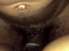 Intense Fucking of Spanish Pussy with Big Black Monster Cock