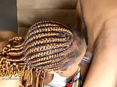 Teacher gives sloppy blowjob to student in threesome