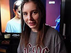 she wanted edible dick but got real one in ass