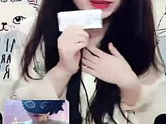 jin xinh bunny performs a live show with full face and talking