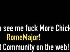 Pig-Tailed Andi Ray Sucks And Titty Fucks Rome Majors' Monster Cock!