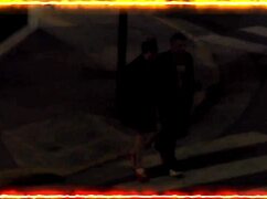 I caught her boyfriend in the bathroom