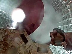 Christy Mack's behind-the-scenes fun in the shower with big tits.