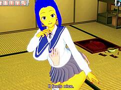 i'm marge simpson, getting fucked hard in my big ass by a monster cock.