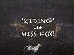 Miss Fox teaches me cowgirl riding and it feels so intense and wild