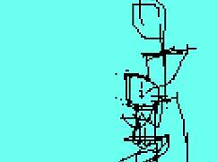 testando minha animação em pixel art com boneco fazendo sexo oral só na boquete