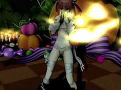 Happy Halloween dance with Ibaraken Kasen