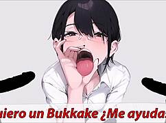 immersive bukkake joi in spanish voice