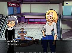 Danny Phantom Fucks Hot Blonde Nurse Amity Park in Rough Cowgirl Riding with Boobs and Tits