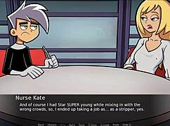 Danny Phantom Fucks Hot Blonde Nurse Amity Park in Rough Cowgirl Riding with Boobs and Tits