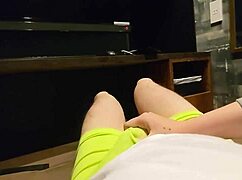 Brutal Femdom Handjob with Cock Slapping and Intense Cumshot Action