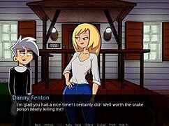 Danny Phantom Fucks Hot Blonde Nurse Amity Park in Rough Cowgirl Riding with Boobs and Tits