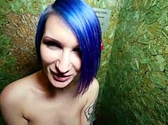 risky public bathroom banging tinder girl