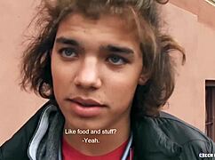 Does he make friends fuck him and taste cum?